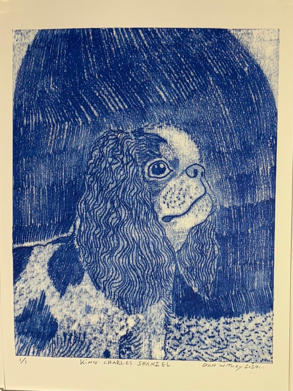 Dog Monoprint - Dan Withey - The Dog Exhibition 2025