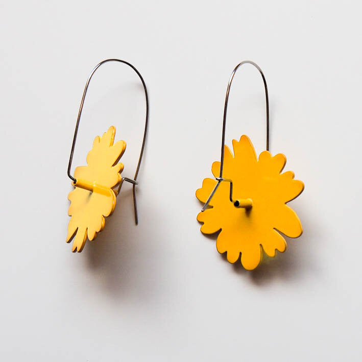 Flower Patch: Coreopsis Earrings