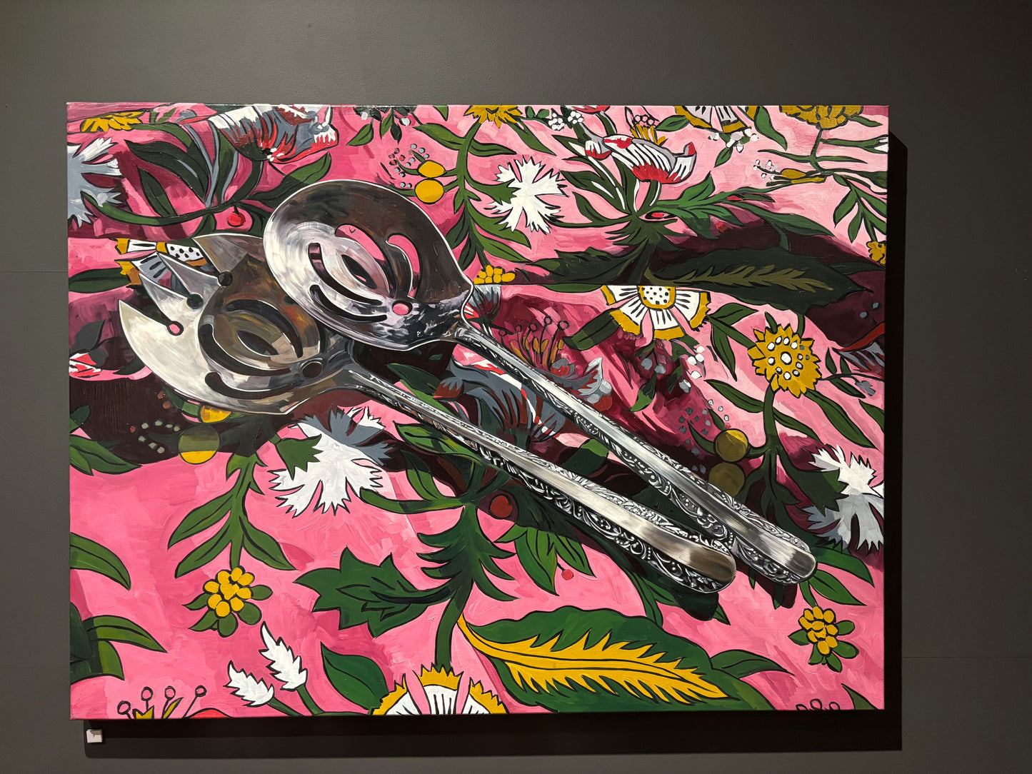 Marisha Matthews - Family Silver, Serving Spoons in Pink