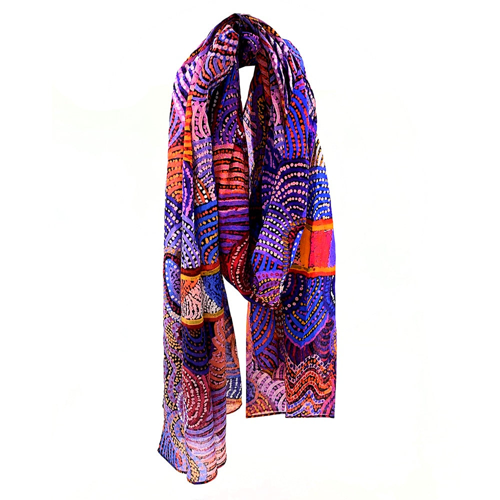 Organic Cotton Scarf Better World Arts - NORA NYUTJANKA DAVIDSON