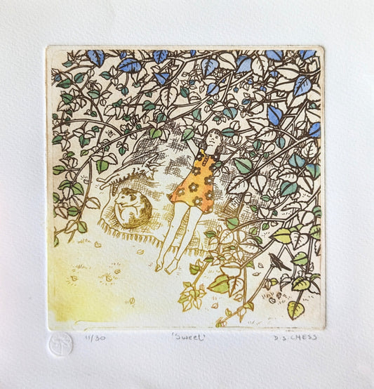 Sweet - Limited Edition Solarplate Etching