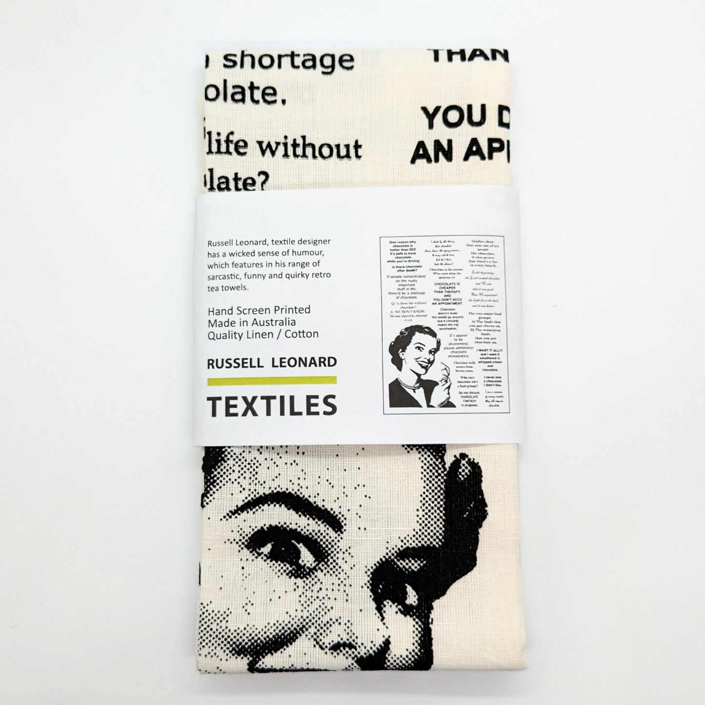 Vintage-Style Tea Towels by Russell Leonard