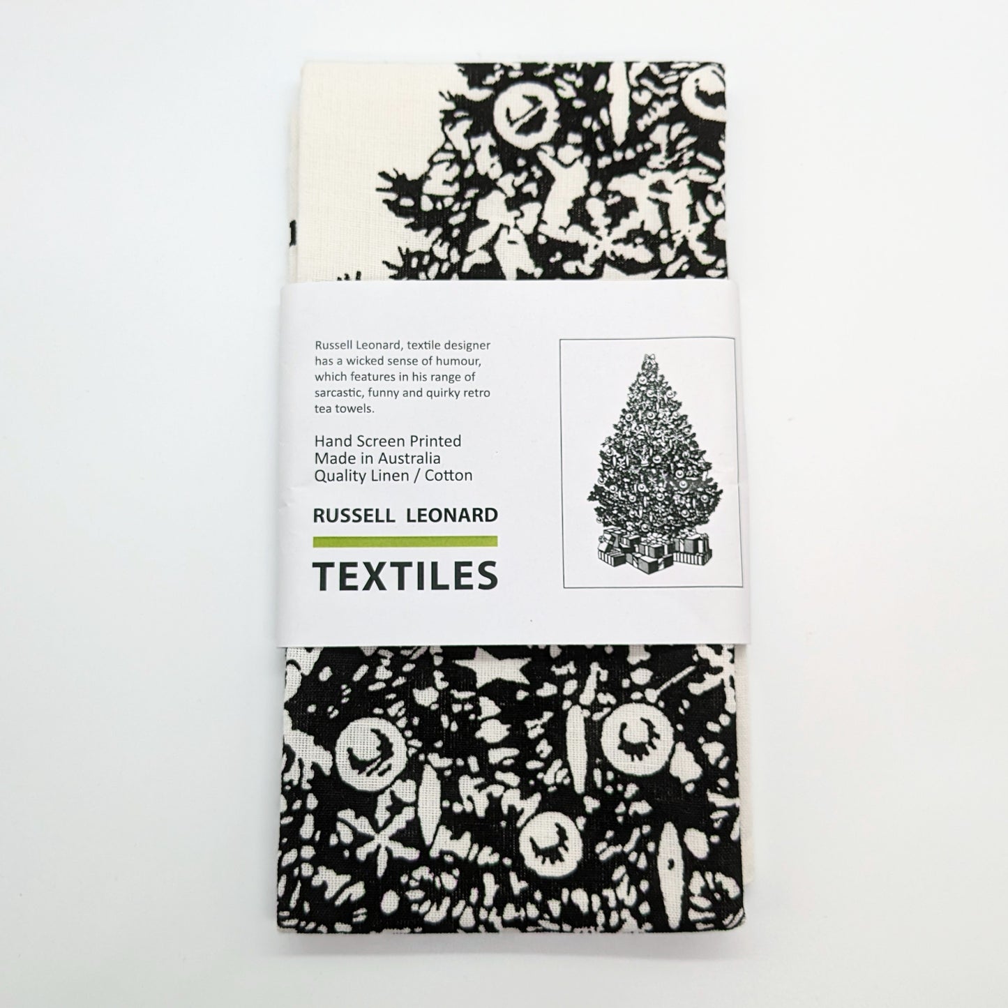 Christmas Tea Towels by Russell Leonard