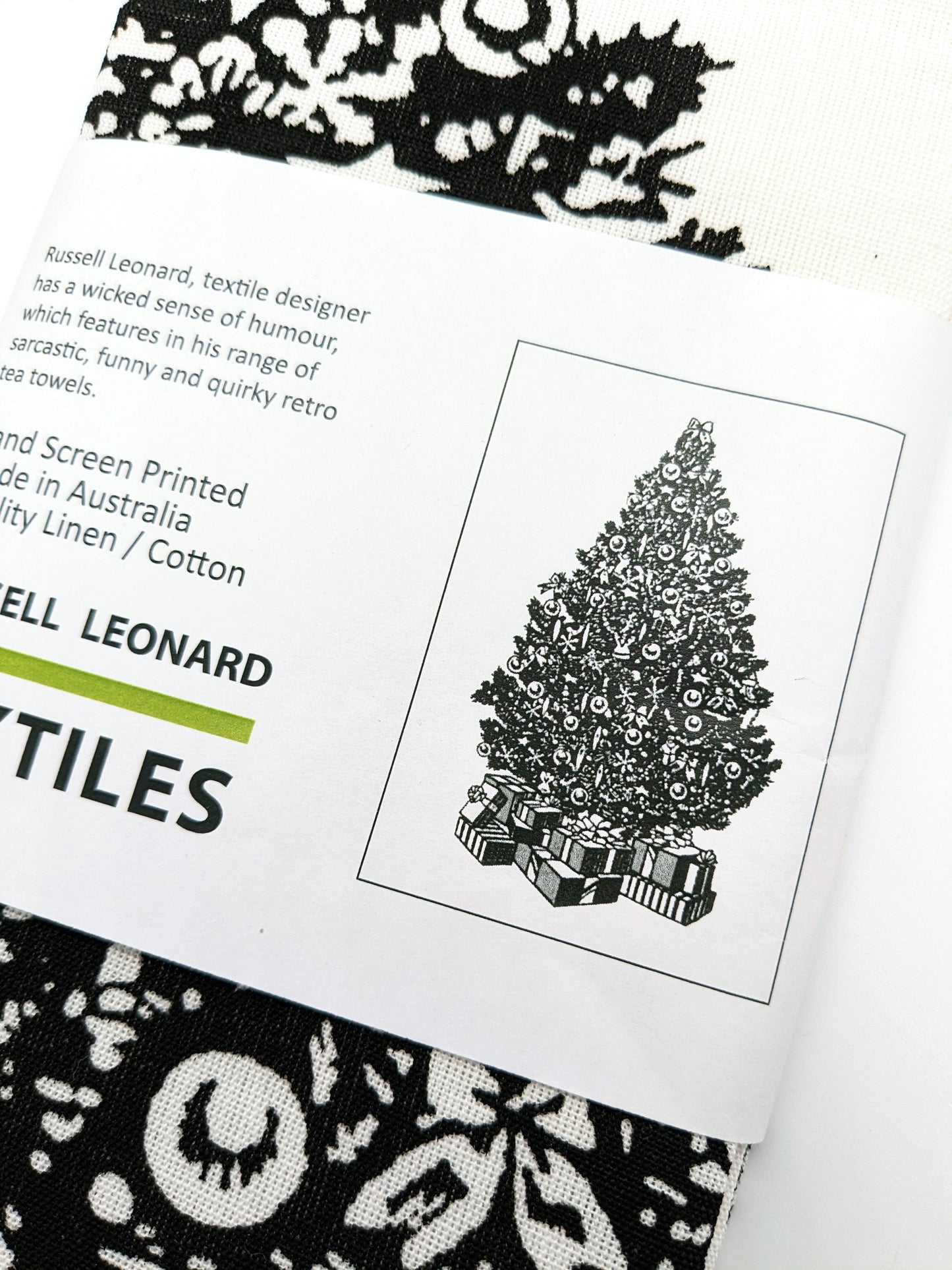 Christmas Tea Towels by Russell Leonard