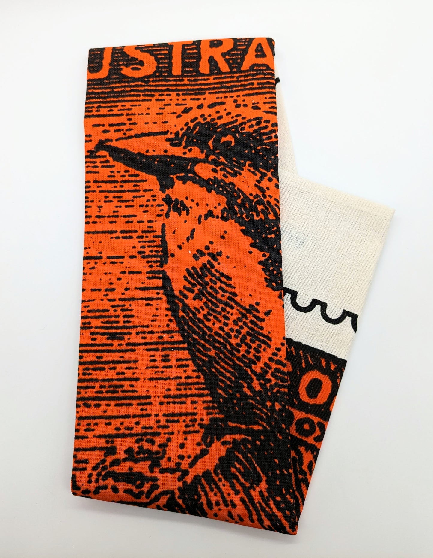 Australian Animal Postage Stamp Tea Towels by Russell Leonard