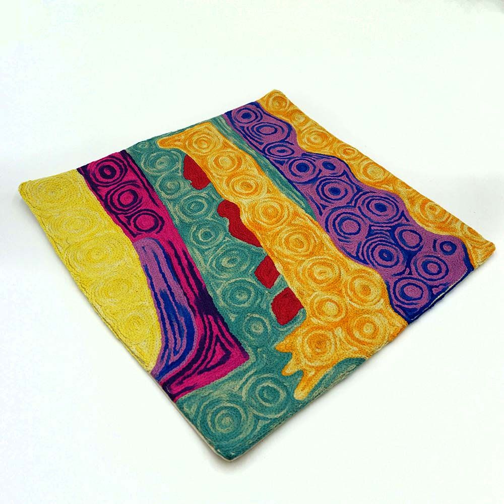 Chainstitch Cushion Cover - Akay Koo'olia (1)