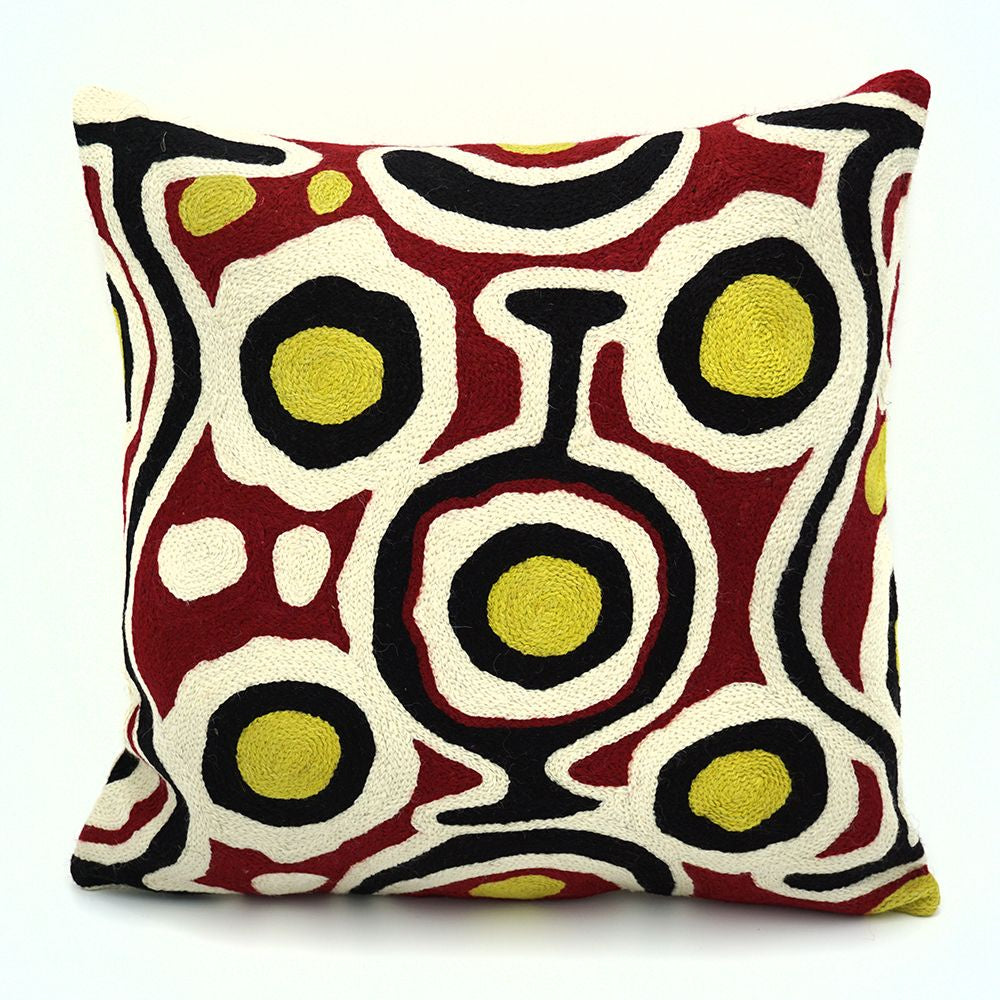 Chainstitch Cushion Cover - Artwork by Willie Ngungutjara Wilson (3)