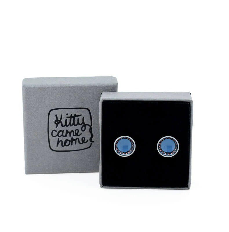 Facets - Circle Stud Earrings