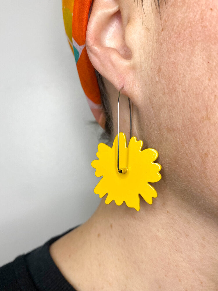 Flower Patch: Coreopsis Earrings