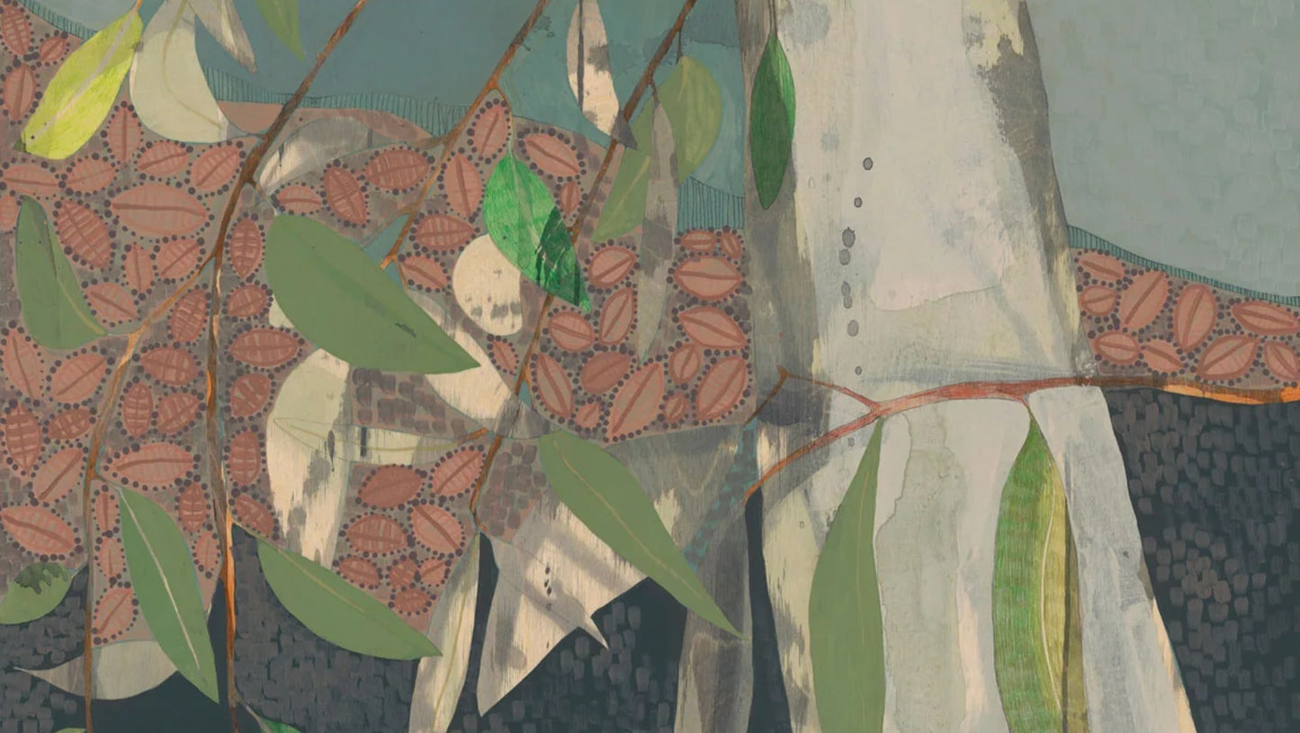 He Finds the Words on the Wind - Little Raven & Gum - Limited Edition Print by Dana Kinter