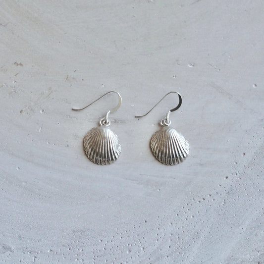 Sterling Silver Shell Earrings