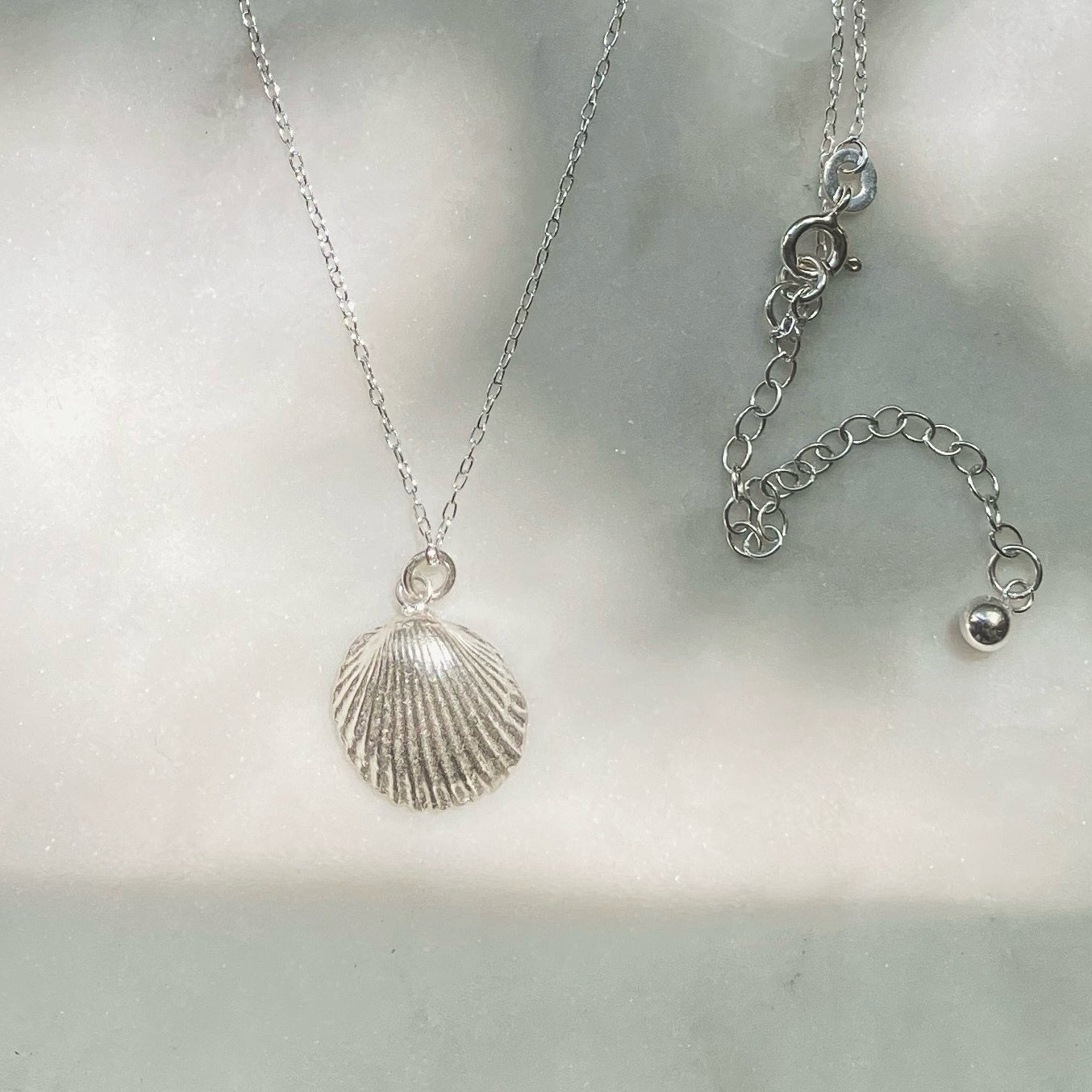 Sterling Silver Shell Necklace