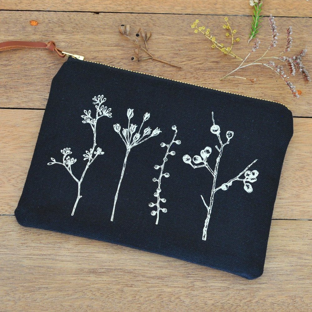 Hemp/Cotton Flat Pouch