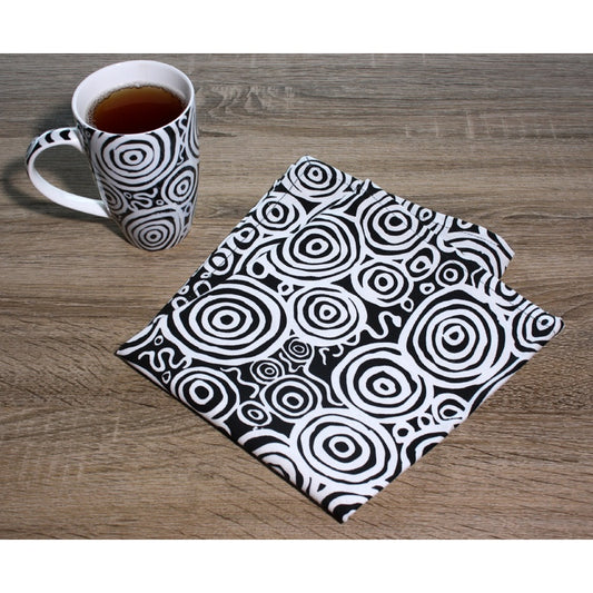 Linen Tea Towel - Seven Sisters Tjukurpa - Nelly Patterson