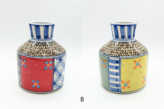 Hand-decorated Ceramic Vase