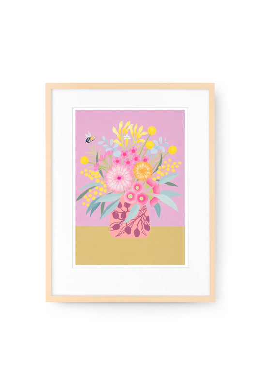 Blue Banded Bee - Limited Edition Print