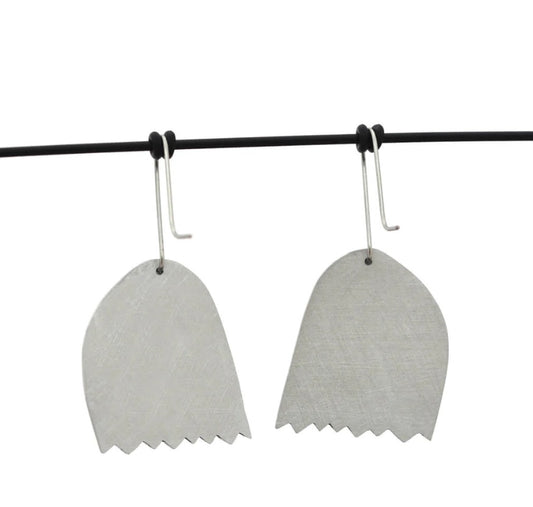 Mabel's Garden - Bell Flower in Colour - Shepherd's Hook Earrings