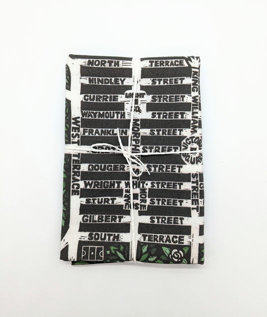 SA Icons Tea Towel by Sally Heinrich (City Streets)