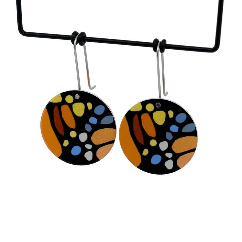 Monarch - Alladin's Treasure - Circle Shepherd's Hook Earrings