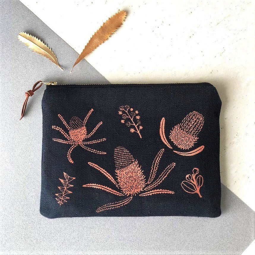 Hemp/Cotton Flat Pouch