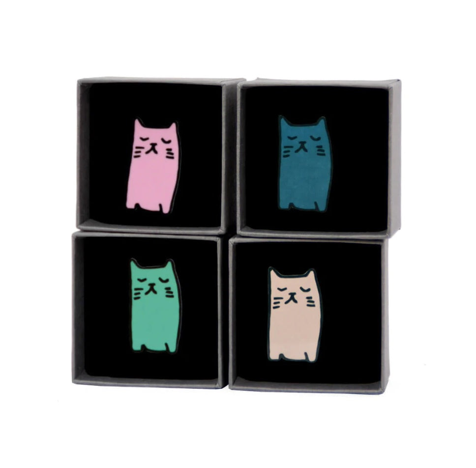 Happy Cat Brooch