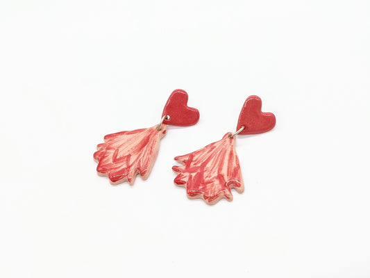 Protea Drop Earrings