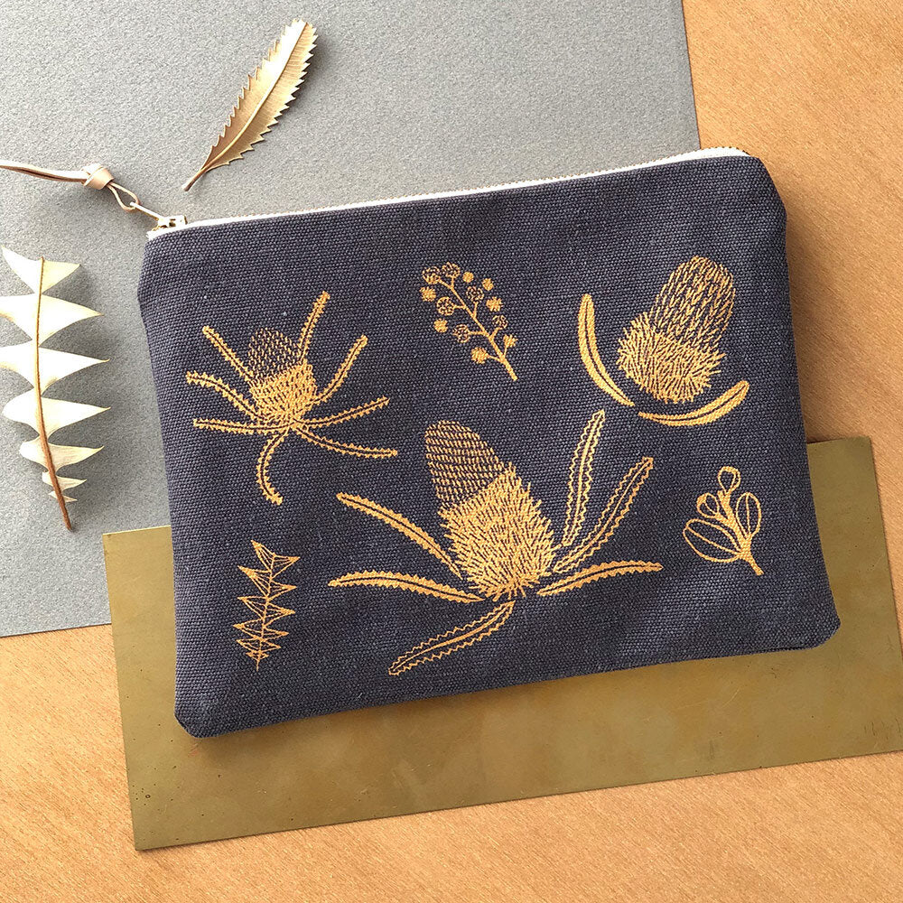 Hemp/Cotton Flat Pouch