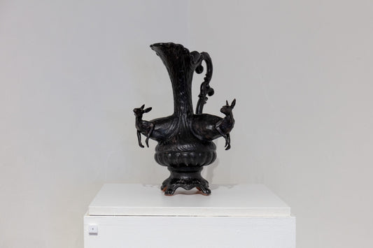 Black Ornate Kangaroo Urn - Harriet Geater-Johnson
