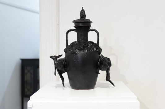 Kangaroo Urn (Black) - Harriet Geater-Johnson