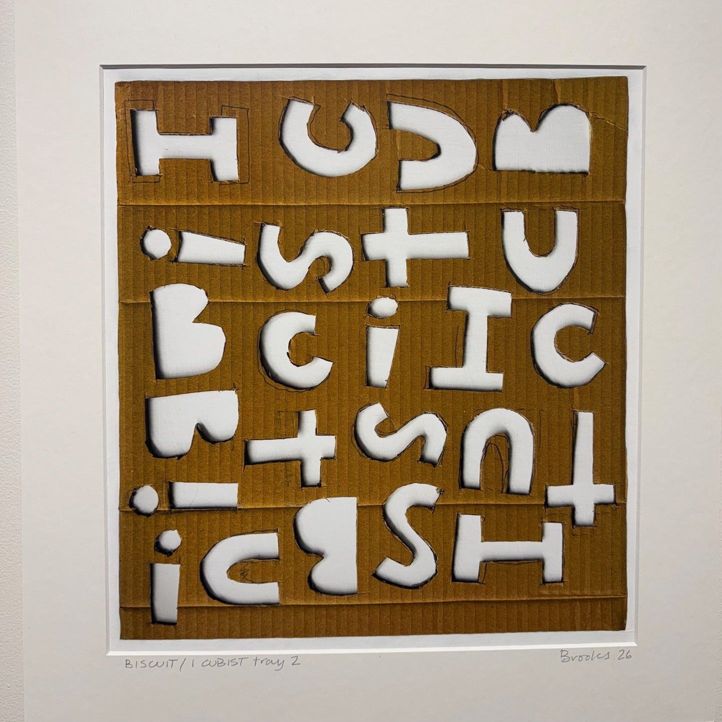 BISCUIT/I CUBIST tray 2 - Cathy Brooks