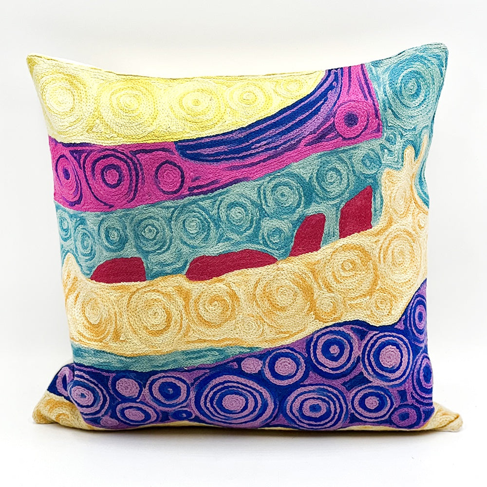 Chainstitch Cushion Cover - Akay Koo'olia (1)