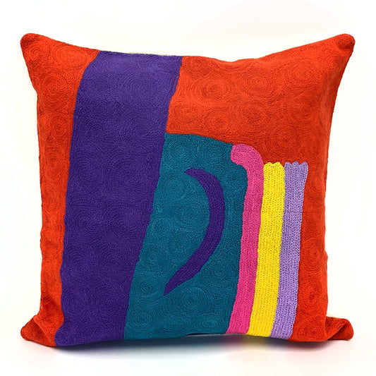 Chainstitch Cushion Cover - Akay Koo'olia (2)