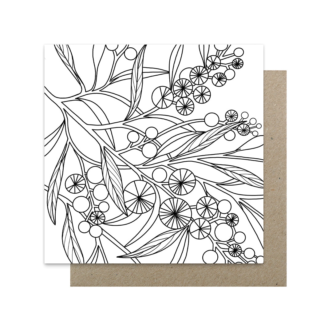 Colouring Cards Pack (6) - Dreams in Flowers