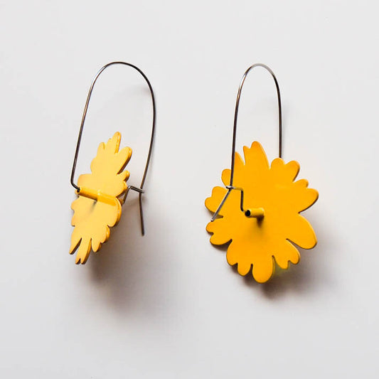 Flower Patch: Coreopsis Earrings