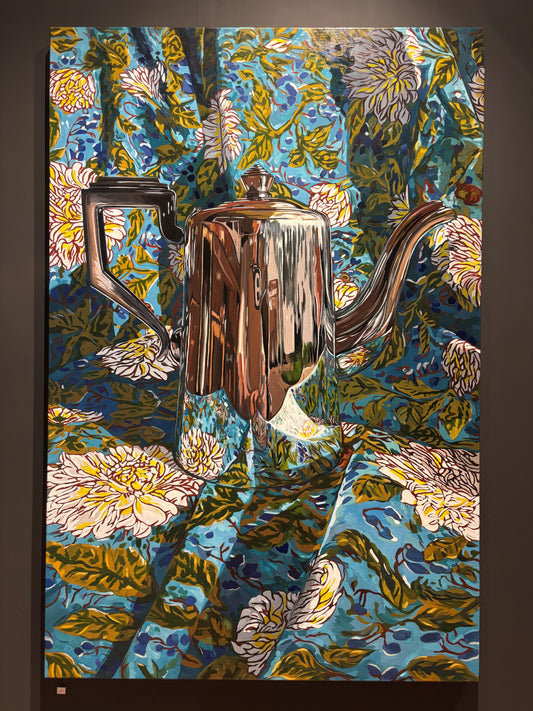 Marisha Matthews - Family Silver, Teapot in Blue
