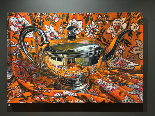 Marisha Matthews - Family Silver, Teapot in Orange