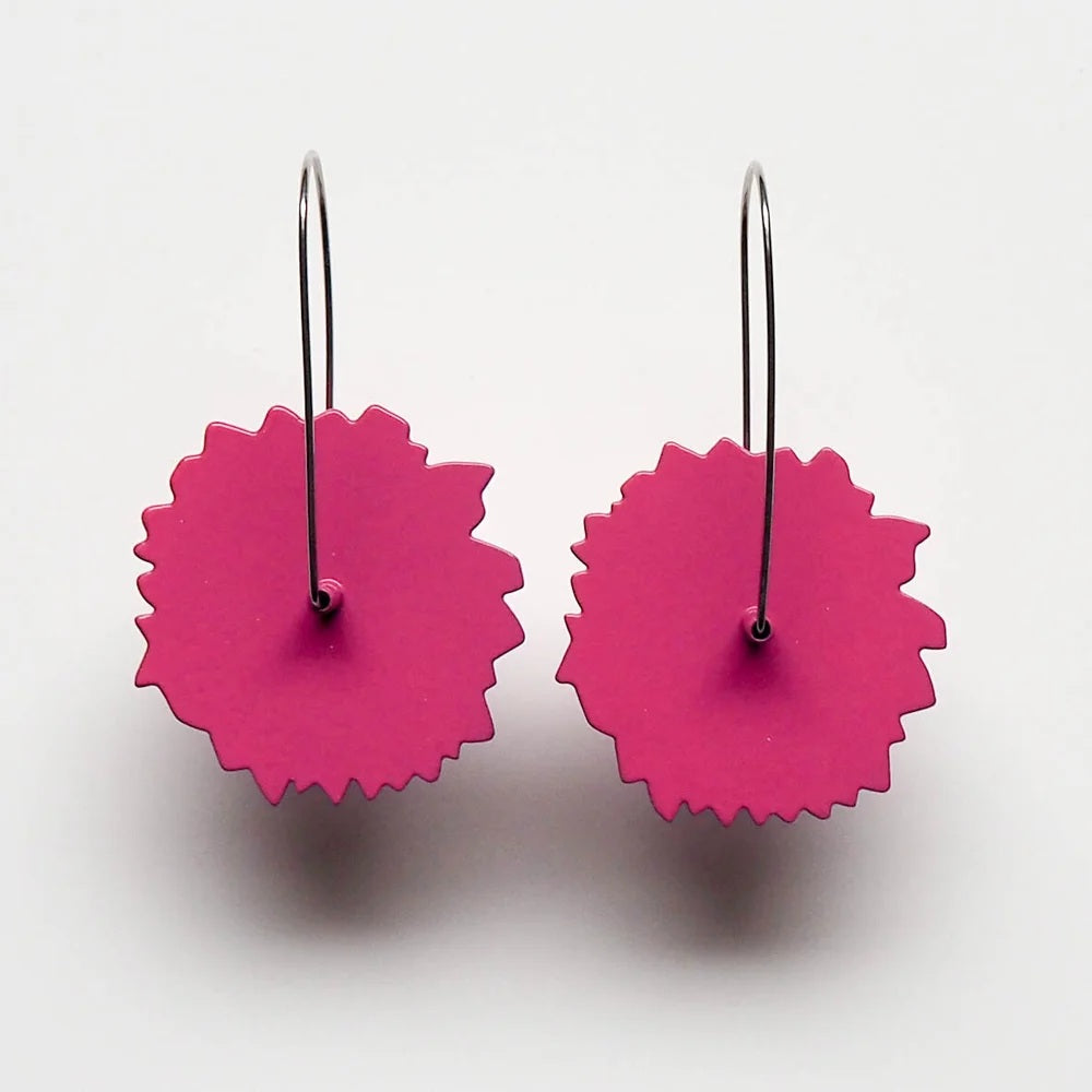 Flower Patch: Globe Amaranth Earrings