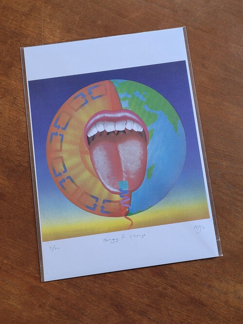 Hungry for Change - Limited Edition A3 Print by Anna Goodhind