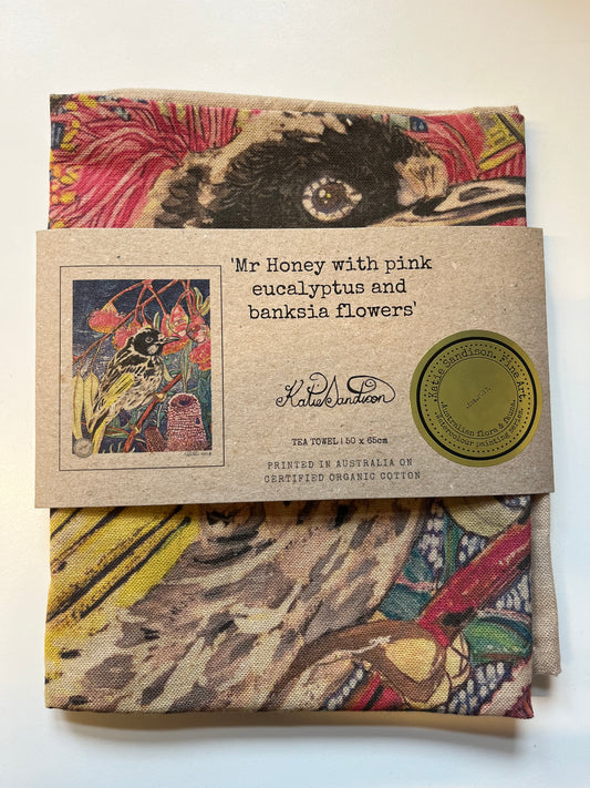 Organic Cotton Tea Towel - Katie Sandison