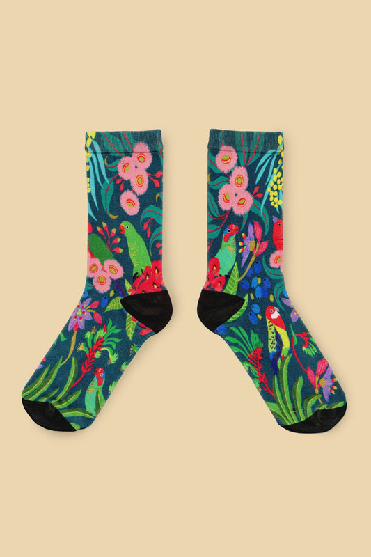 Julie White Socks - The Garden