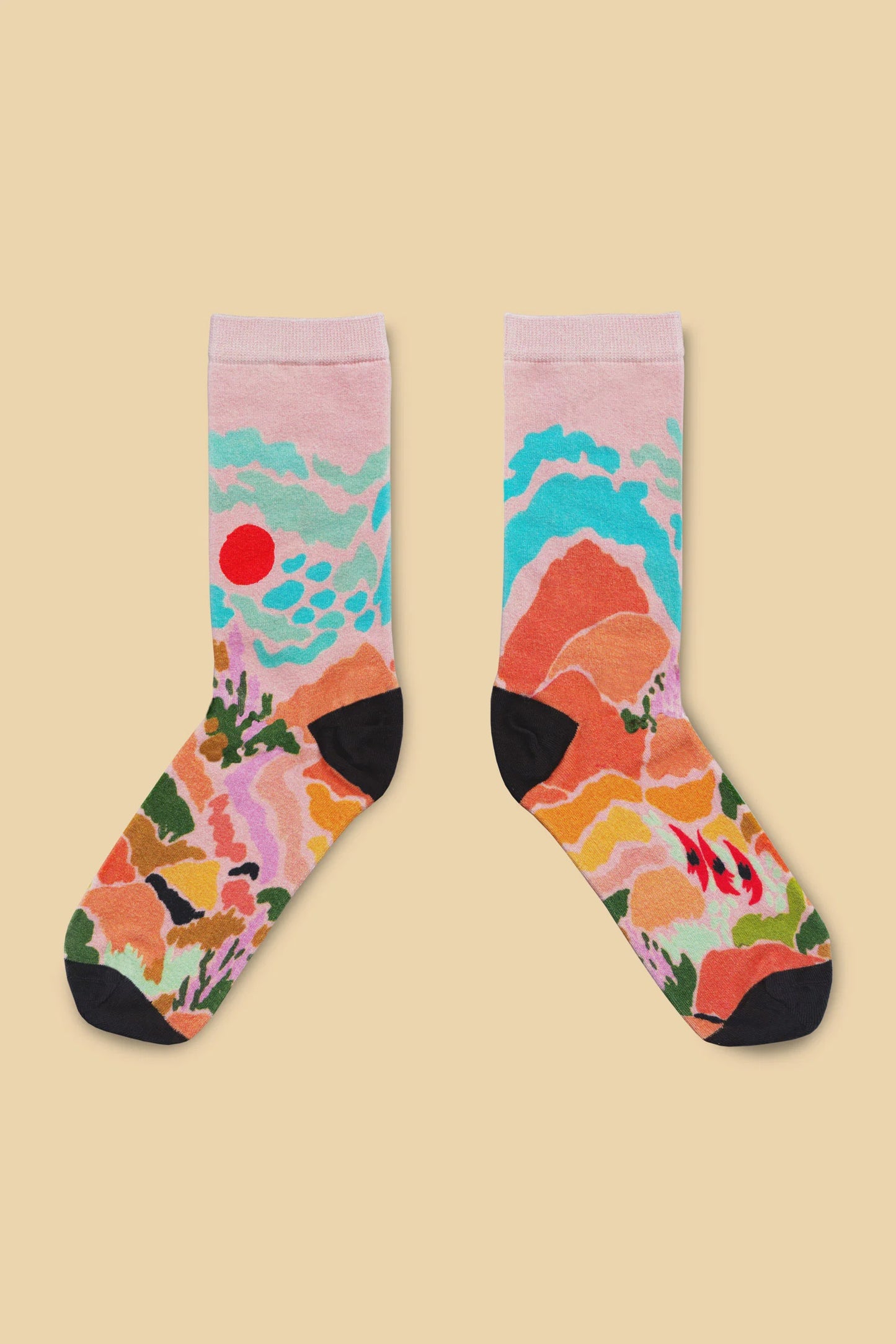 Julie White Socks - Rainbow Outback