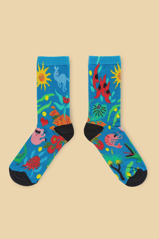 Julie White Socks - Rainbow Oz