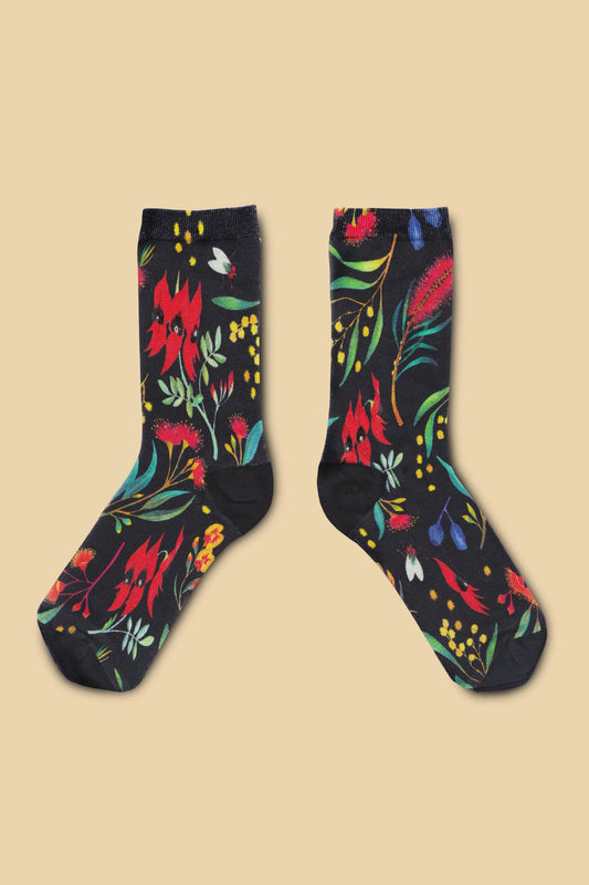 Julie White Socks - Wild Flowers
