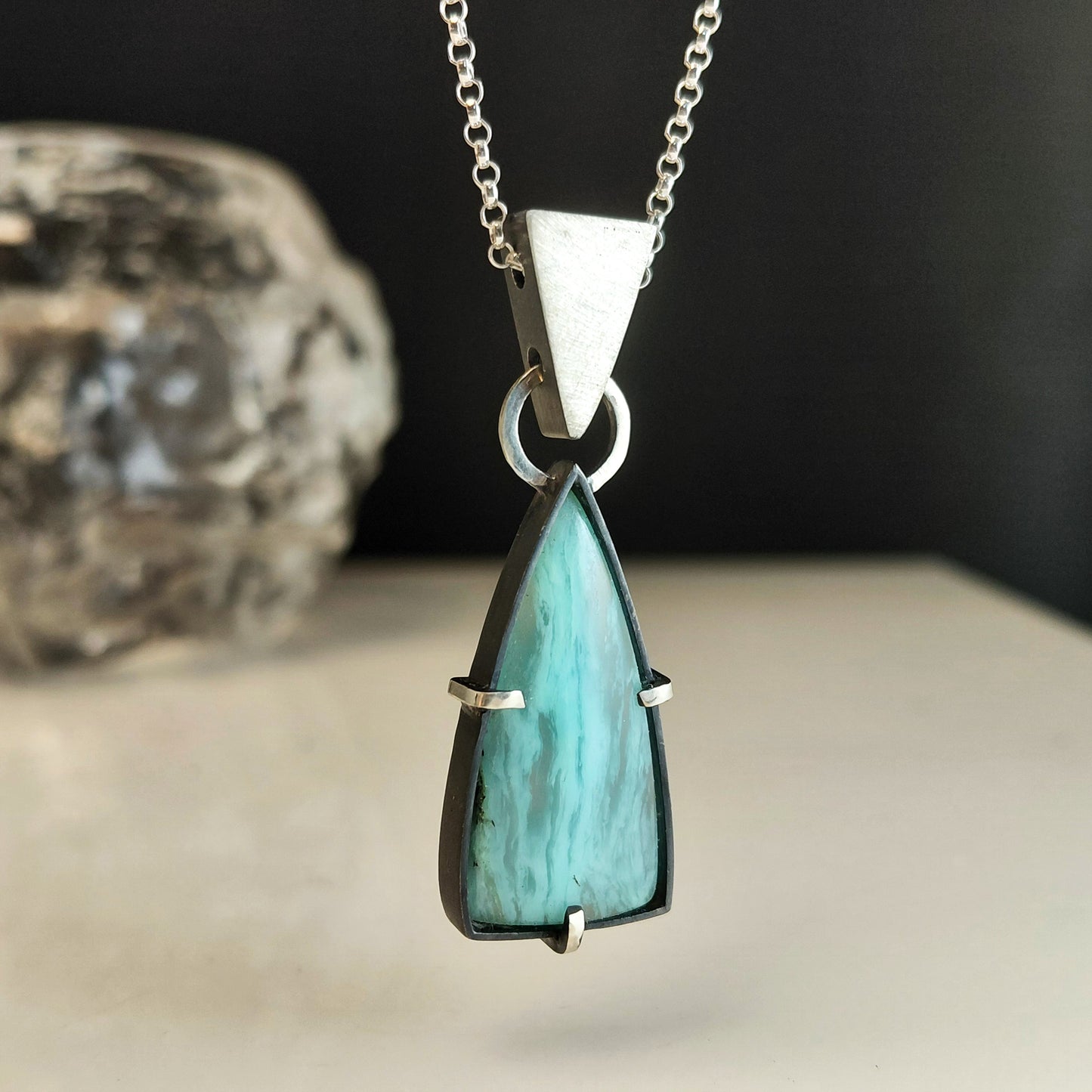 Inclusion Necklace - Peruvian Opal