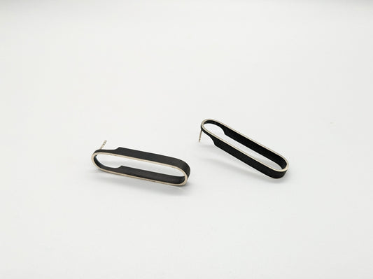 Outline Earrings - Long Oval