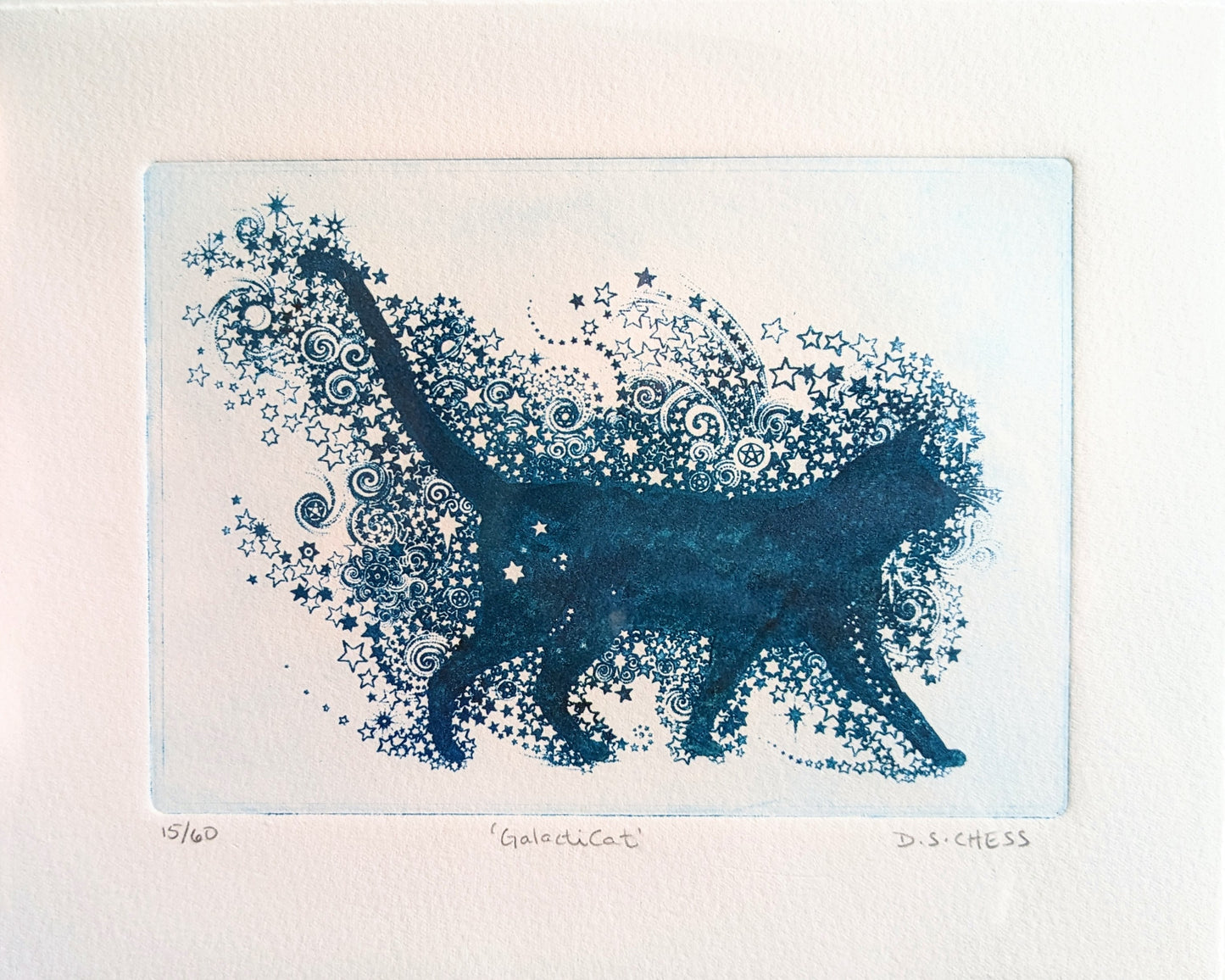 Galacticat - Limited Edition Solarplate Etching