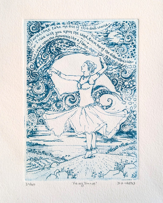 Fairy Dance - Limited Edition Solarplate Etching