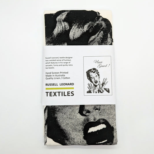 Vintage-Style Tea Towels by Russell Leonard