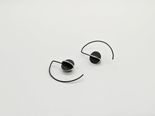 X-Series Short Hook Earrings - Orb