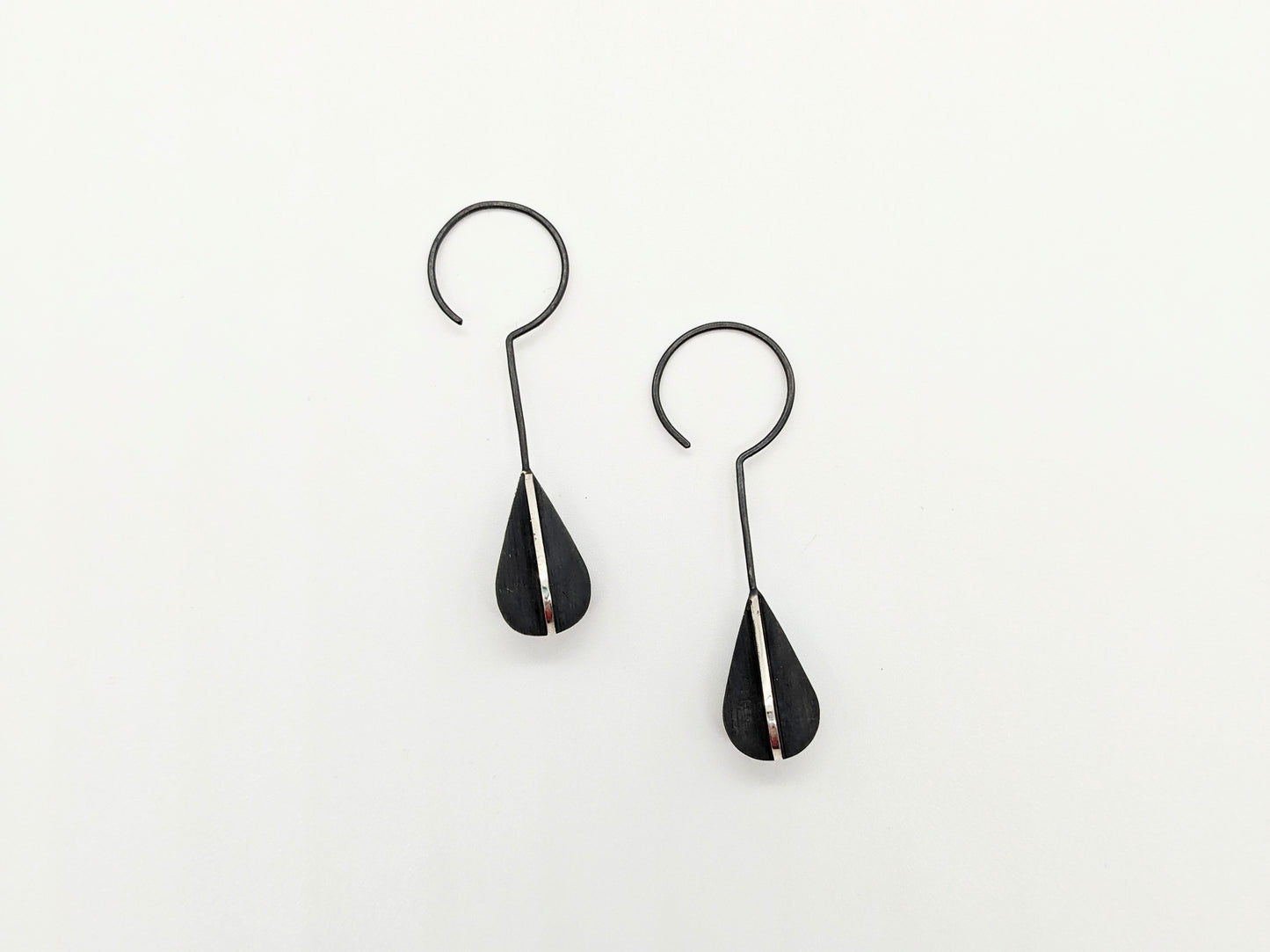 X-Series Long Hook Earrings - Droplet